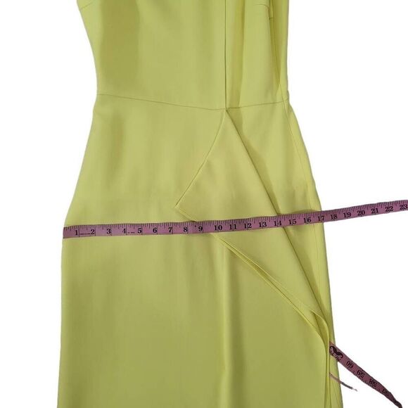 HUGO‎ BOSS Runway edition zest yellow dress sz 2 - Picture 13 of 14